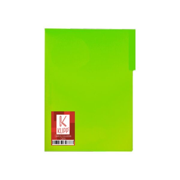 Carpeta legajadora carta verde lima Klipp