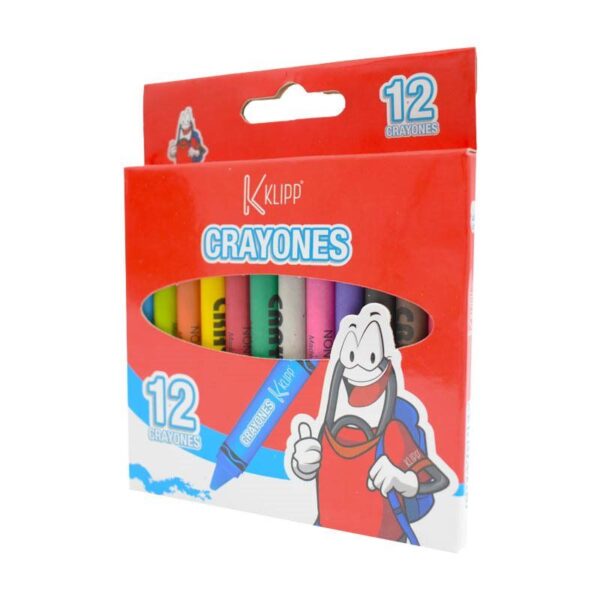 Crayon escolar caja 12 unidades  Klipp