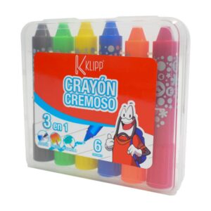 Crayon cremoso caja 6 unidades Klipp
