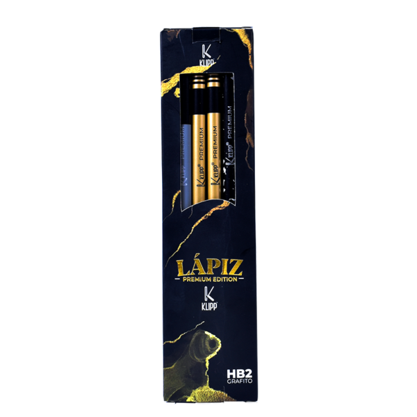 LÁPIZ NEGRO HB2 12 UND PREMIUM KLIPP