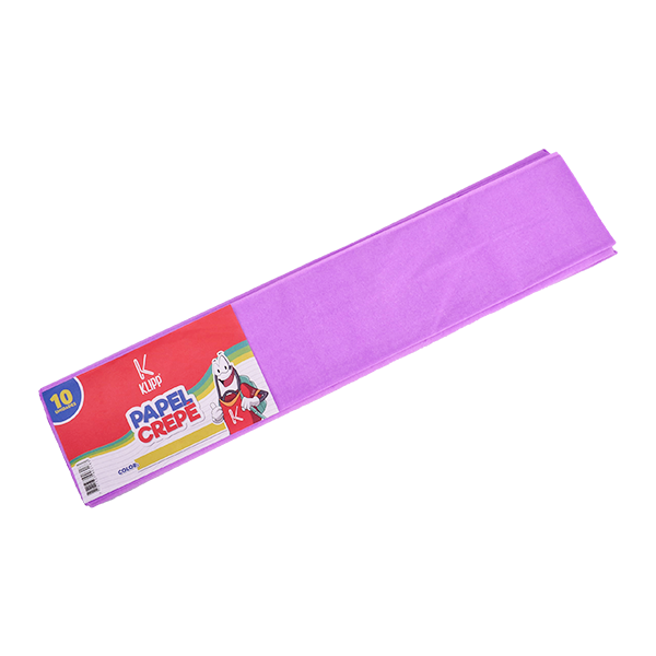 PAPEL CREPE 10 UND LILA KLIPP