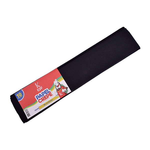 PAPEL CREPE 10 UND NEGRO KLIPP