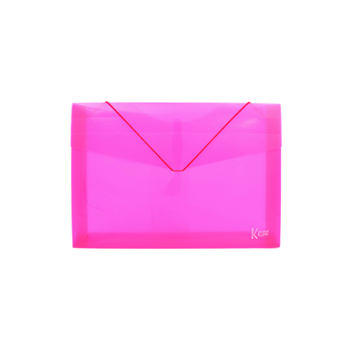 CARPETA FUELLE PLÁSTICA FUCSIA KLIPP