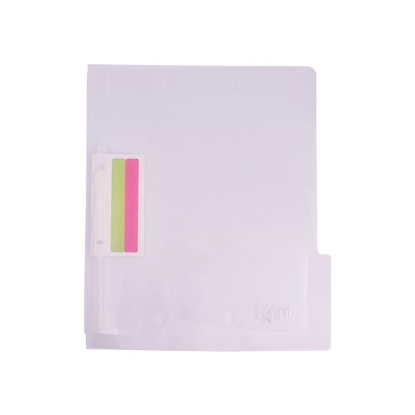 CARPETA LEGAJADORA CARTA GANCHO PLÁSTICA TRANSPARENTE KLIPP