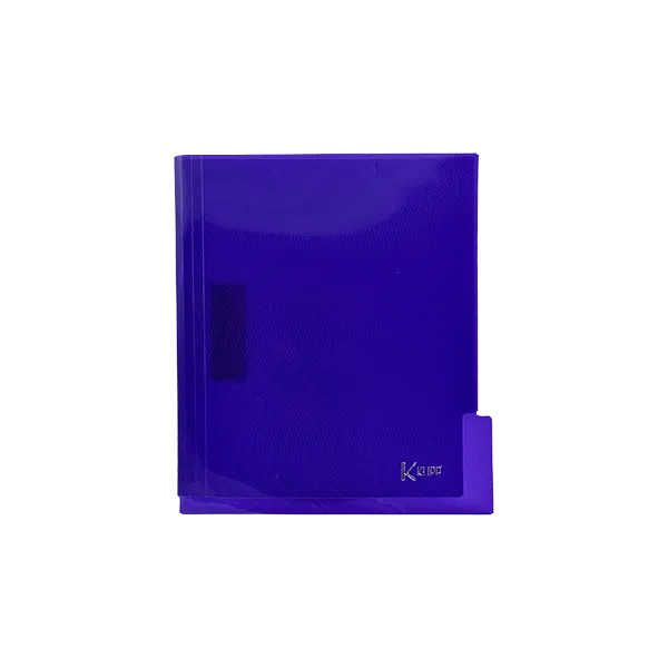 CARPETA LEGAJADORA CARTA GANCHO PLÁSTICA MORADO KLIPP