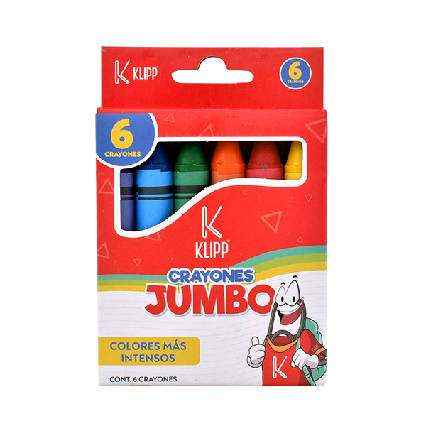 CRAYÓN JUMBO 6 UND KLIPP
