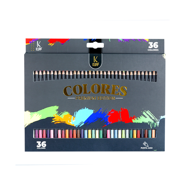 COLORES UNIPUNTA 36 UND 4 MM PREMIUN KLIPP