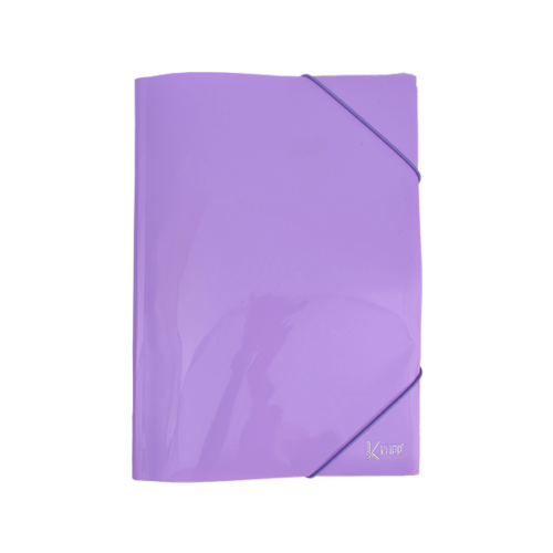 CARPETA SEGURIDAD PLÁSTICA LILA PASTEL KLIPP